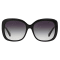 Coach L139 Square Sunglasses - with Acetate Black Frame and Light Grey Gradient Lens #2