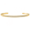 Michael Kors Sterling Silver Nesting Cuff Bracelet - Gold