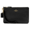 Coach Small Wristlet - Black/Light Gold #1