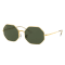 Ray-Ban Octagon 1972 Legend Gold Sunglasses - Gold/Green Classic G-15 #1