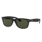 Ray-Ban New Wayfarer Classic Sunglasses - Black/Green Classic G15 #1