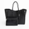 Bag & Bougie Velvet Vogue Tote - Black #1