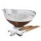 Nambé Pulse Salad Bowl with Servers