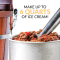 Nostalgia™ 6-Quart Wood Bucket Electric Ice Cream Maker #4