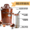 Nostalgia™ 6-Quart Wood Bucket Electric Ice Cream Maker #6