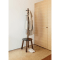 Umbra® Pillar Stool with Built-In Coat Rack - Black/Walnut #2