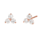 Michael Kors Rose Gold Triad Stud Earrings #1