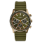Fossil Sullivan Multifunction Olive Green Silicone Mens Watch