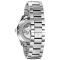 Bulova Wilton Mens White Dial Sapphire Crystal Steel Watch #3