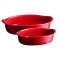 Emile Henry Au Four Ultime Oval 2-Piece Oven Baking Dish - Burgundy #1