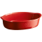 Emile Henry Au Four Ultime Oval 2-Piece Oven Baking Dish - Burgundy #2