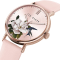 Ted Baker Phylipa Flowers Stainless Steel Quartz Leather Strap Womens Watch - Pink #3