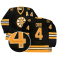Frameworth Bobby Orr Signed Jersey Bruins Black Vintage Adidas 1975-1976