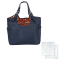 JP Lizzy Navy Mandarin Satchel Diaper Bag and JJ Cole Jacks Muslin Blankets