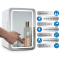 Koolatron Mirrored LED Cooler/Fridge for Cosmetics, Beverages, Food, or Medicines #3