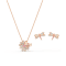 Swarovski Eternal Flower Dragonfly Set - Pink/Rose Gold #1