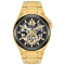 Bulova Maquina Men's Gold Black Automatic Classic Watch #1