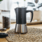 Grosche® Milano Black 6-Cup Stovetop Espresso Maker & 4x Turin Double Wall Espresso Cups #4