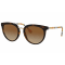 Burberry Willow Ladies Sunglasses - Dark Havana/Gradient Brown #1