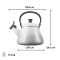 Bouilloire conique de 1,6 L de Le Creuset - Sarcelle #2