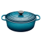 Le Creuset 4.7L Oval French Oven - Teal #1