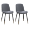 Worldwide Home Furnishings Gabi Side Chair – Grey – Set of 2 #1