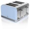 Swan Retro 4-Slice Cool Touch Toaster From The Breakfast Collection - BLUE