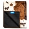 PAW PupProtector™ Waterproof Throw Blanket - Brown Faux Cowhide - Original #1