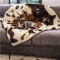 PAW PupProtector™ Waterproof Throw Blanket - Brown Faux Cowhide - Original #2