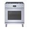 Bosch 800 Series Industrial Style 30'' Stainless Steel Freestanding Gas Range