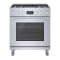 Bosch 800 Series Industrial Style 30'' Stainless Steel Freestanding Gas Range