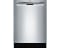 Bosch 300 Series Stainless Steel Recessed Handle Dishwasher