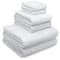 LuxeportSPA Bamboo Heavenly Soft Towels - 6-Piece Set - WHITE