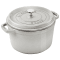Staub 4.75L Round Cocotte - White Truffle #1