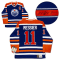 AJ Sports Mark Messier Edmonton Oilers Signed Retro Fanatics Jersey
