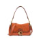 Coach Mixed Leather with Suede Flap Soft Tabby Shoulder Bag - Canyon