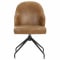 Sunpan Bretta Swivel Dining Chair - Tobacco Tan