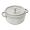 Staub La Cocotte 3.8 L Cast Iron Round Cocotte - White Truffle #1