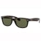 Ray-Ban New Wayfarer Classic Sunglasses - Matte Tortoise/Crystal Green