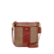 Coach Kitt Messenger Crossbody In Colorblock Signature Canvas - Brown