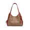 Coach Lori Shoulder Bag in Signature Canvas - Brown