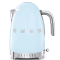 SMEG 50's Retro Style Aesthetic Variable Temperature Kettle - Pastel Blue #1