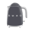 SMEG Kettle Fixed Temp 50’s Style - Slate Grey 3D Logo