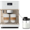 Miele CM6360 MilkPerfection (Lotus white with CleanSteelMetallic finish) countertop super-automatic coffee machine #4