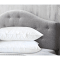 Cuddle Down The Ulitmate Medium 100% Canadian Down/Feather Pillows 42 Ounce Fill/Each (20"x36" Ea.)SET OF 2 - KING