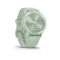 Garmin® vívomove® Sport Cool Mint Case Silicone Band Silver Accents Smartwatch - 40MM