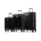 CHAMPS Luxe Collection 3 Pc Hard side Expandable Luggage Set, Black #1