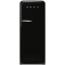 SMEG FAB28 Retro Refrigerator w/ Int FZ, Right Hinge Black #1