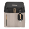 Petunia Pickle Bottom - Tempo Backpack - Black/Sand Cable Stitch Leatherette #1
