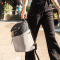 Petunia Pickle Bottom - Tempo Backpack - Black/Sand Cable Stitch Leatherette #5